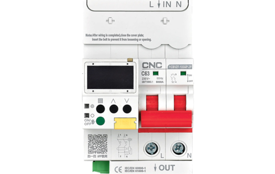YCB9ZF-100AP Bộ ngắt mạch thông minh CNC