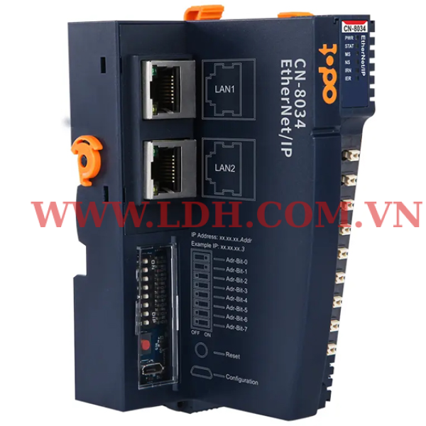 CN-8034 Bộ RTU chuẩn truyền thông EtherNET/IP của ODOT 