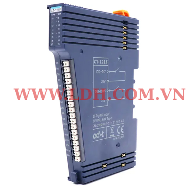 CT-121F 16DI Module Kỹ thuật số ngõ ra 16 Kênh 24VDC Sink của ODOT