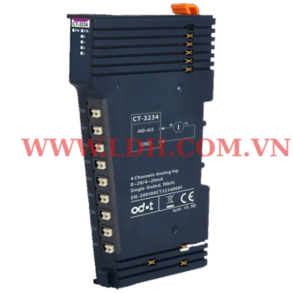 CT-3234 4AI DC ngõ ra analog 0-20mA hoặc 4-20mA của ODOT